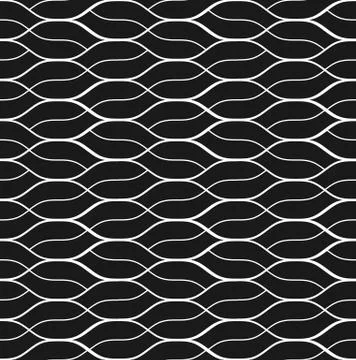 Abstract water pattern in black and white Stock Illustration