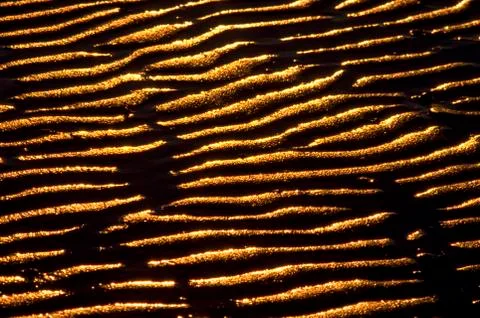 Abstract water pattern nature texture light sand Stock Photos
