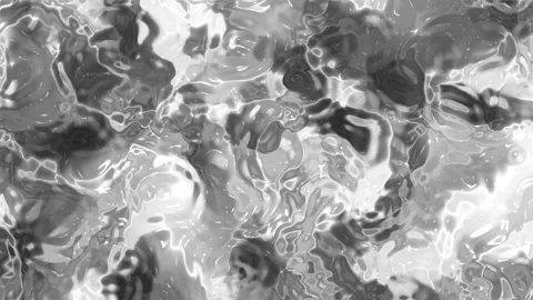 Abstract Water Ripple Pattern in Classic Black and White Tones Stock Footage 315873135