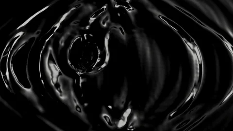 Abstract Water Ripples on Dark Background 動画素材 104238264