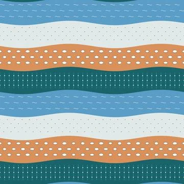 Abstract Water Soil Seamless Pattern Stock Illustration