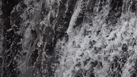 Abstract Water Splash Background with Droplets High Speed Liquid Texture Stock Footage 328363281