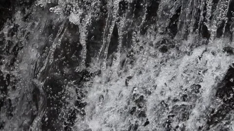 Abstract Water Splash Background with Droplets High Speed Liquid Texture Stock Footage 328363353