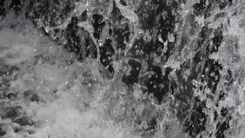Abstract Water Splash Background with Droplets High Speed Liquid Texture Stock Footage 328363413
