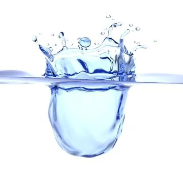 Abstract water splash Stock Illustration