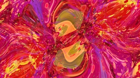 Abstract water splatter liquid background animation 008 Stock Footage 223255710