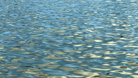 Abstract Water Surface with Light Reflections and Ripples 스톡 동영상 342784788