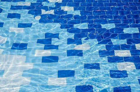 Abstract water texture seamless pattern Stock Photos