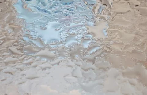 Abstract Water Texture With Soft Blue Reflection And Natural Liquid Patterns Stock Photos