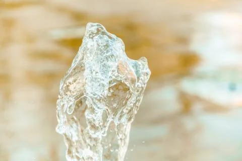 Abstract water wave drop in motion with color background. Stock Photos