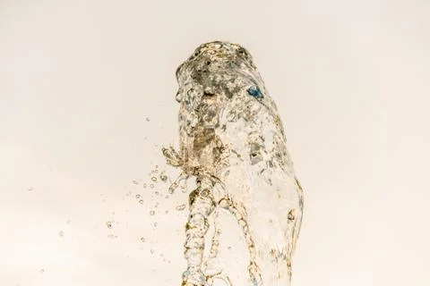 Abstract water wave drop in motion with color background. Stock Photos