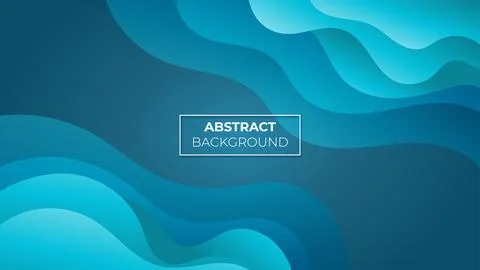 Abstract water waves background. Vector illustration design Stock Illustration