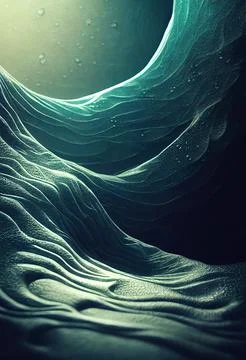 Abstract water waves pattern Stock Illustration