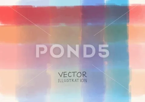 Abstract watercolor background of color mix. Stock Illustration
