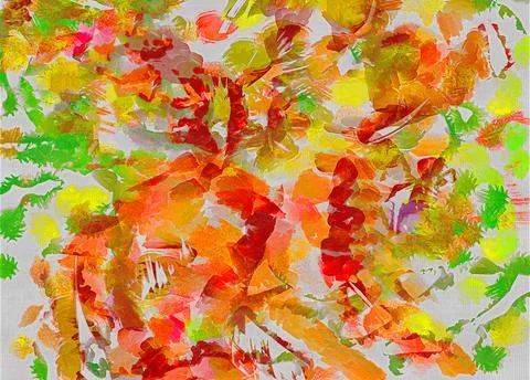 Abstract watercolor background. Colored splashes and brush strokes Stock Illustration