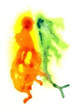 Abstract watercolor background Stock Illustration