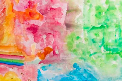 Abstract Watercolor Background Stock Illustration