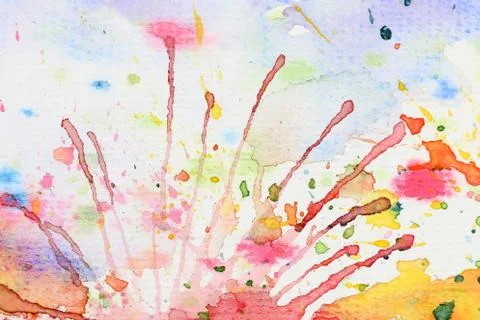 Abstract watercolor background Stock Illustration