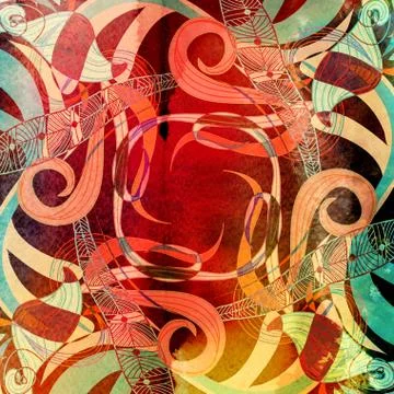Abstract watercolor background Stock Illustration