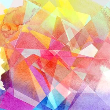 Abstract watercolor background Stock Illustration