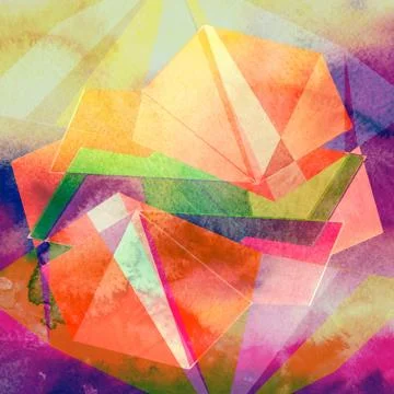 Abstract watercolor background Stock Illustration
