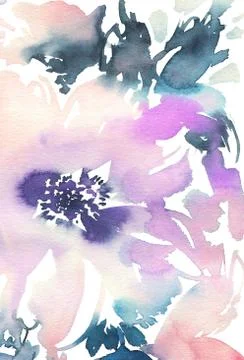 Abstract watercolor background. Stock Illustration