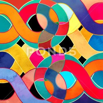 Abstract watercolor background Stock Illustration