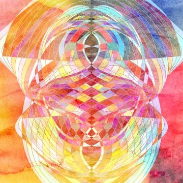 Abstract watercolor background Stock Illustration