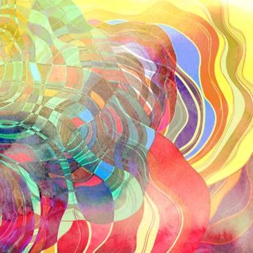 Abstract watercolor background Stock Illustration