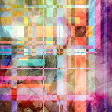 Abstract watercolor background Stock Illustration