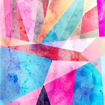 Abstract watercolor background Stock Illustration