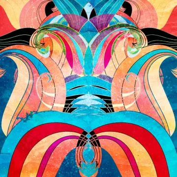 Abstract watercolor background Stock Illustration