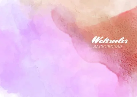 Abstract watercolor background Stock Illustration
