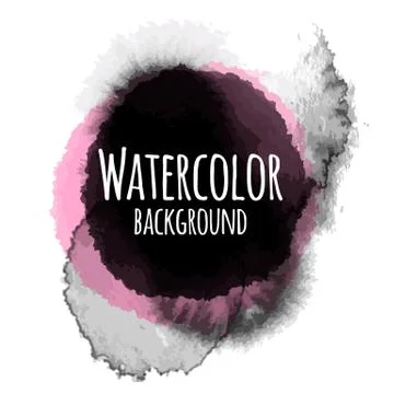 Abstract watercolor background Stock Illustration