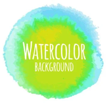 Abstract watercolor background Stock Illustration