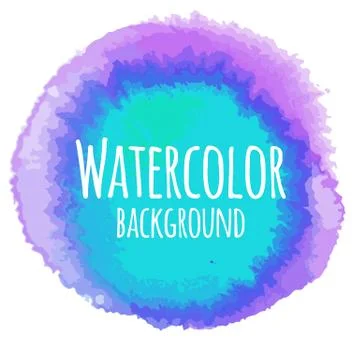 Abstract watercolor background Stock Illustration