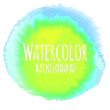 Abstract watercolor background Stock Illustration