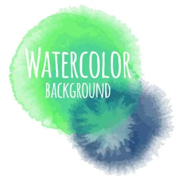 Abstract watercolor background Stock Illustration