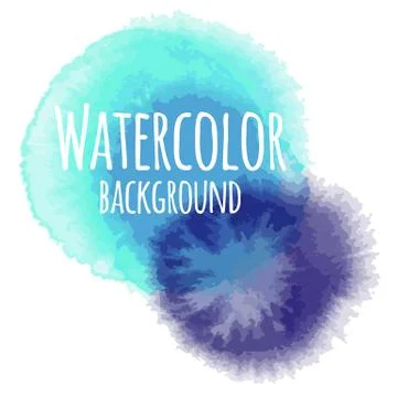 Abstract watercolor background Stock Illustration
