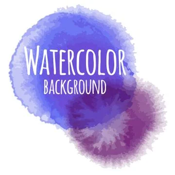 Abstract watercolor background Stock Illustration