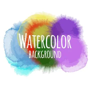 Abstract watercolor background Stock Illustration
