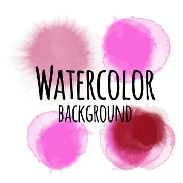 Abstract watercolor background Stock Illustration