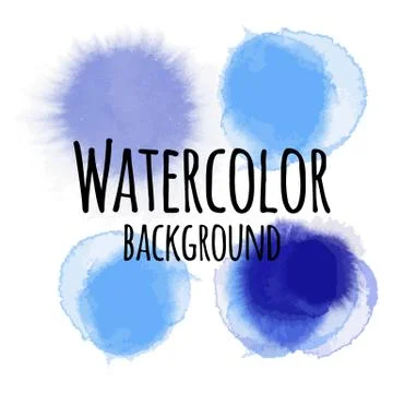 Abstract watercolor background Stock Illustration