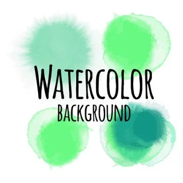 Abstract watercolor background Stock Illustration