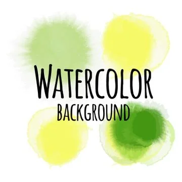 Abstract watercolor background Stock Illustration