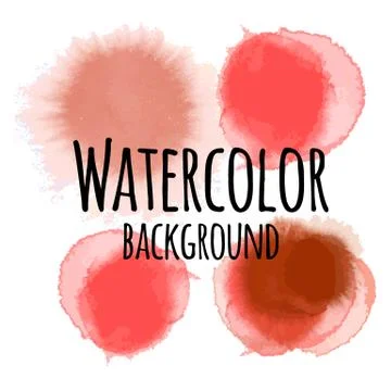 Abstract watercolor background Stock Illustration