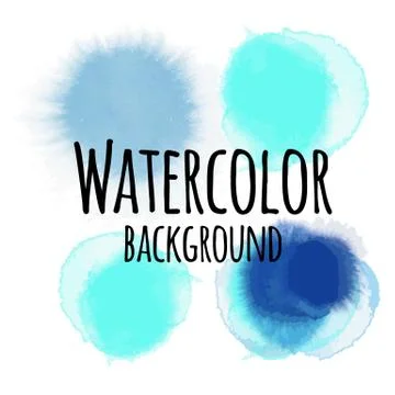 Abstract watercolor background Stock Illustration