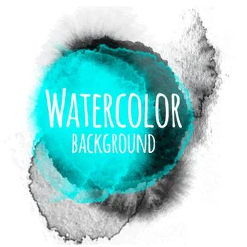 Abstract watercolor background Stock Illustration