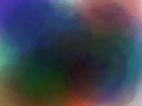 Abstract Watercolor Background with Multi-Color Paint Dabs and Deep Tones f.. Stock Illustration