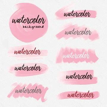 Abstract watercolor brush background Stock Illustration
